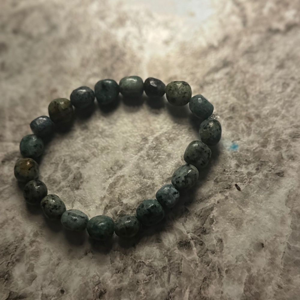 Green marble bracelet